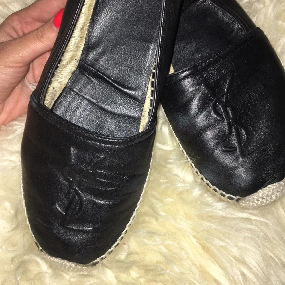 Saint Laurent Black Espadrilles - Picture 3 of 8